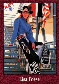 1991 Rodeo America Set B #17 Lisa Poese Front